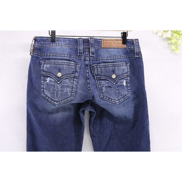 Rock Revival Women's Julee Boot Cut Denim Blue Jeans Sz 32x32 NEW - Picture 4 of 15